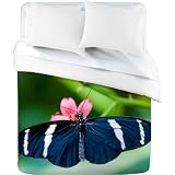 Duvet Cover Black Butterfly (by DENY Designs)