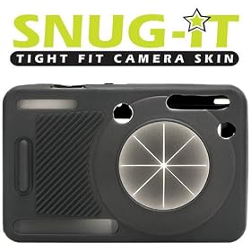 Delkin Snug-It, Silicone Digital Camera Skin for the Sony Cyber-Shot W50, W55 and W70, Black, with... by Delkin