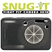 Delkin Snug-It, Silicone Digital Camera Skin for the Sony Cyber-Shot W50, W55 & W70, Black, with Neck & Wrist Straps