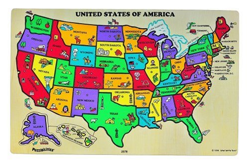 Puzzibilities L4 United States of America Map