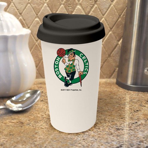 NBA Boston Celtics Logo Travel Mug