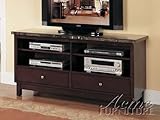 TV Stand with Marble Top by Acme