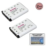 2 PACKS - HIGH Power LI-40B - LI-42B replacement Battery for your Olympus Tough 725SW Digital Camera - Free DB Roth Micro Fiber cleaning cloth included