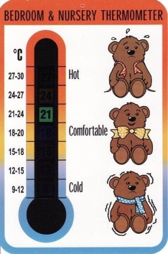 Baby Bears Nursery & Room Safety Temperature Thermometer
