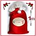 Personalised Christmas Stocking Sack From Santa 39" Velvet