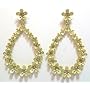 Goldtone Fashion Open Teardrop Dangle Earrings of &hellip Just Give Me Jewels