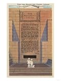 All Products : Glendale, California - Forest Lawn Memorial Park, Builder's Creed Giclee Poster Print, 12x16