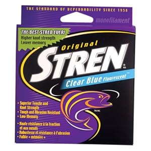 Stren Original Filler Spools 250 YD, Clear/Blue