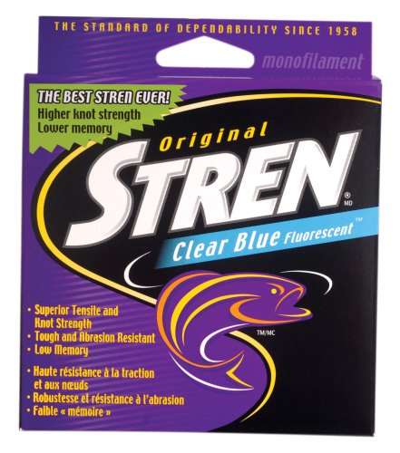 Stren Original Filler Spools 250 YD, Clear/Blue