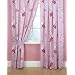 CharacterWorld Peppa Pig Stars Curtains Including Tie Backs, 72 Inch