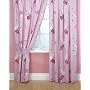 CharacterWorld Peppa Pig Stars Curtains Including Tie Backs, 72 Inch