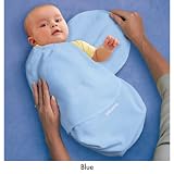 SwaddleMe  Adjustable Infant Wrap Blue Cotton Small (7-14 lbs.)