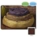 Big Shrimpy Nest Dog Bed - SMALL (26x28) Faux Suede/Coffee