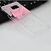 Note 5 Case, Galaxy Note 5 Case - Mavis's Diary 3D Handmade Bling Crystal Lovely Cute Pink Bow with Shiny Pink Diamonds Gems Clear Cover Hard PC Case for Samsung Galaxy Note 5 & Clean Cloth