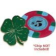 Lucky Four Leaf Clover Lapel Pin
