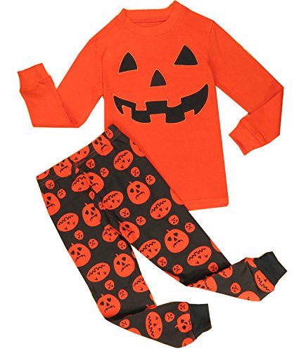 Babyroom boys Cotton 2 piece Long Sleeve Halloween pajamas Set Size 2-10years.