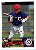 2011 Topps Limited Edition Baseball Card # WAS11 Danny Espinosa Washington Nationals 2B In a protective screwdown display case!