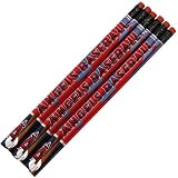 MLB Los Angeles Angels of Anaheim 6-Pack Team Logo Pencil Set