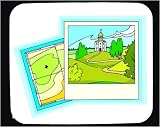 Mouse Pad with map, rural, church