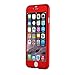 iPhone 6S Plus Case, Pandawell™ 360 Degree All-round Full Body Protection Hard Slim Case with Tempered Glass Screen Protector for Apple iPhone 6 Plus / 6S Plus 5.5 inch (Red)