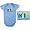 Baby-Says Bodysuit - Wild About Mommy, 3-6 months