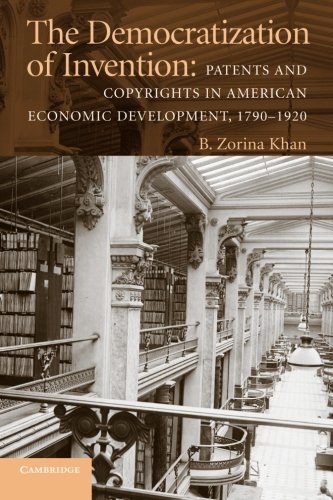 the democratization of invention patents and copyrights in american economic development 1790 1920 nber series