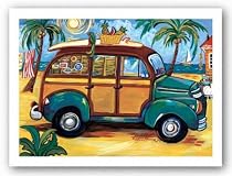 Green Woody by Suzanne Etienne 7"x5" Art Print Poster