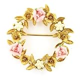 Vintage Collection Floral Wreath Brooch