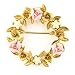 Price Comparison : Vintage Collection Floral Wreath Brooch