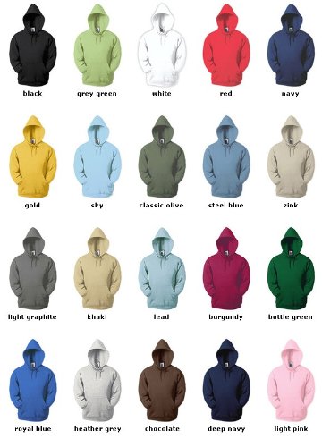 Kapuzen-Sweatshirt - Fruit of the Loom 'Hooded Sweat',