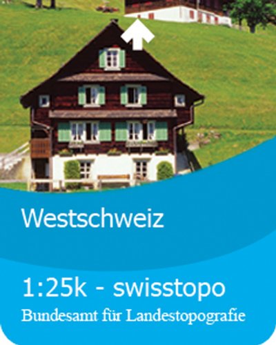 Satmap GPS System Karte Westschweiz, CH-REG-25-SD-001