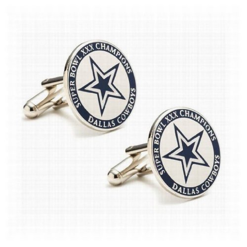 1996 Dallas Cowboys Super Bowl Champ Cufflinks - One Size
