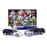 DALLAS COWBOYS NFL Diecast Dodge Charger & Chevrolet Corvette w/ Team Card