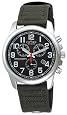 Citizen Men`s Eco-Drive Chronograph Canvas Watch #AT0200-05E