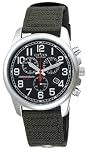 Citizen Men`s Eco-Drive Chronograph Canvas Watch #AT0200-05E 