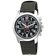 Citizen Men's Eco-Drive Chronograph Canvas Watch #AT0200-05E