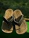 MENS THONG SANDAL BLACK DENIM (SIZE 6-11)