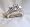 Large Antique Estate Style 3 Stone Cz Wedding Ring Set 14k White Gold 925 (5)