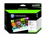 Original HP 95 Series Tri-color Ink Cartridge w/200 Sheet 4x6" HP Premium Photo Value Pack in Retail Packaging