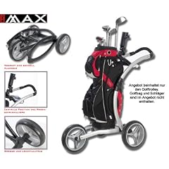 BIG MAX AIR CART Golf Trolley Golftrolley Caddy silber