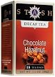 Stash Premium Decaf Chocolate Hazelnut Tea, Tea Bags, 18-Count Boxes (Pack of 6)