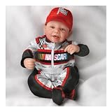 Realistic Lifelike Baby Doll Dressed In NASCAR Racing Suit: Rev Up Your Engines by The Ashton-Drake Galleries