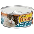 Friskies Cat Food Meaty Bits Senior Diet with Lamb & Rice in Gravy, 5.5-Ounce Cans (Pack of 24)