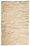 Faux Sheepskin Area Rug, 3X5, Beige