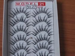 Model 21 Lashes No. 27 False Fake Eyelashes 10 Pairs