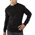 Merona&reg; Thermal Henley - Ebony Stripe
