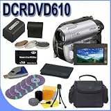 Sony HandyCam Hybrid DCR-DVD610 Camcorder w/ 40x Optical Zoom PLUS 3pc Filter Kit - Extra Battery - 2GB PRODuo Memory Stick + MORE! DCRDVD610 BigVALUEInc Accessory Saver Bundle - Brand New USA!