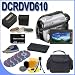 Electronics : Sony HandyCam Hybrid DCR-DVD610 Camcorder w/ 40x Optical Zoom PLUS 3pc Filter Kit - Extra Battery - 2GB PRODuo Memory Stick + MORE! DCRDVD610 BigVALUEInc Accessory Saver Bundle - Brand New USA!