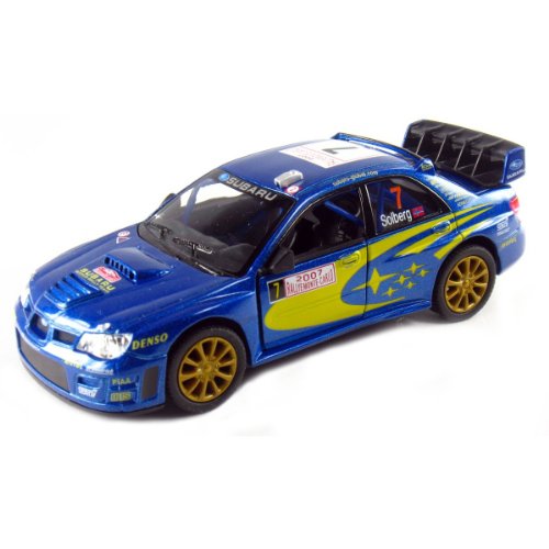 5" 2007 Subaru Impreza WRC Racing 1:36 Scale (Blue)
