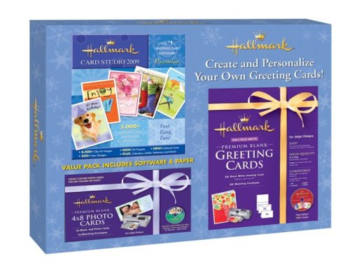 Hallmark Card Studio with Greeting Card and Photo Card Paper